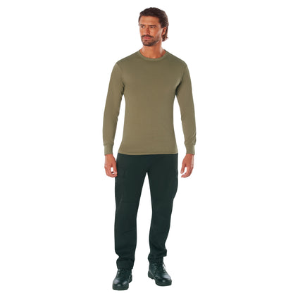 Rothco Long Sleeve Solid T-Shirt | Comfortable, Durable & Customizable