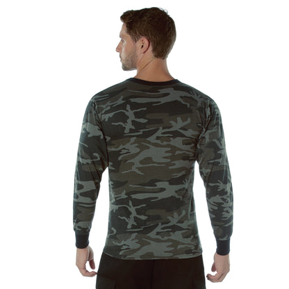 Rothco Long Sleeve Color Camo T-Shirt | Outdoor and Tactical Use