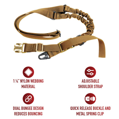 Rothco Tactical Single Point Sling | Quick-Release | Adjustable