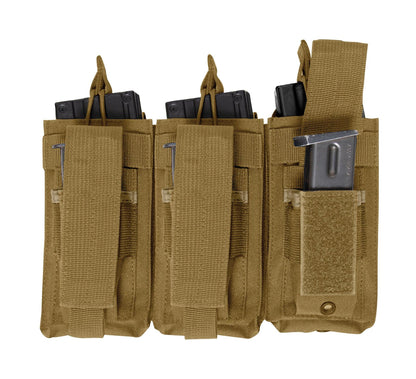 Rothco MOLLE Triple Kangaroo Rifle and Pistol Mag Pouch | Tac Essentials