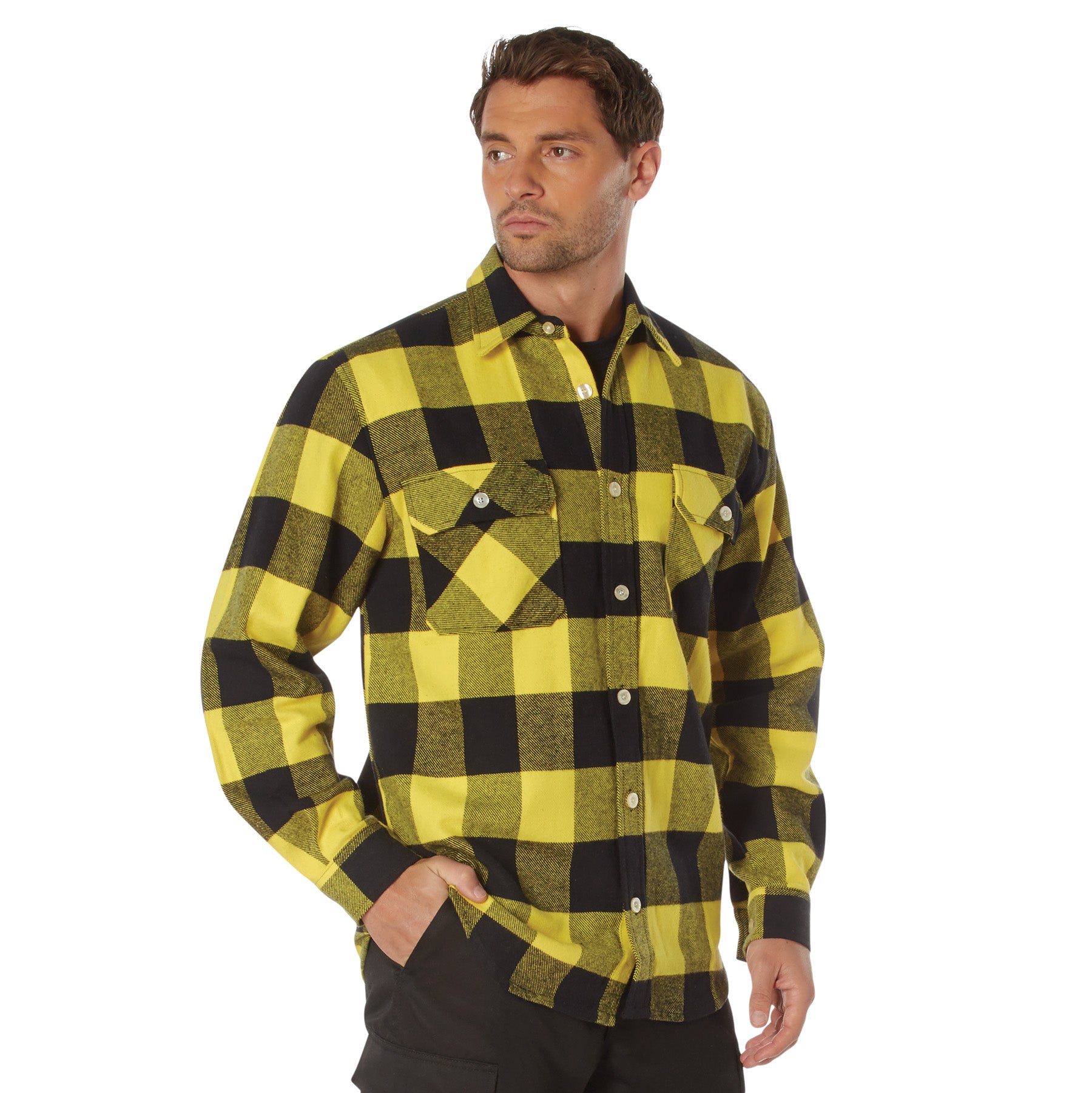 Rothco Extra Heavyweight Buffalo Plaid Flannel Shirt | Tac Essentials