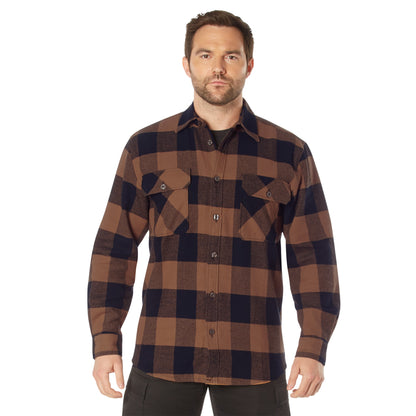 Rothco Extra Heavyweight Buffalo Plaid Flannel Shirt | Tac Essentials