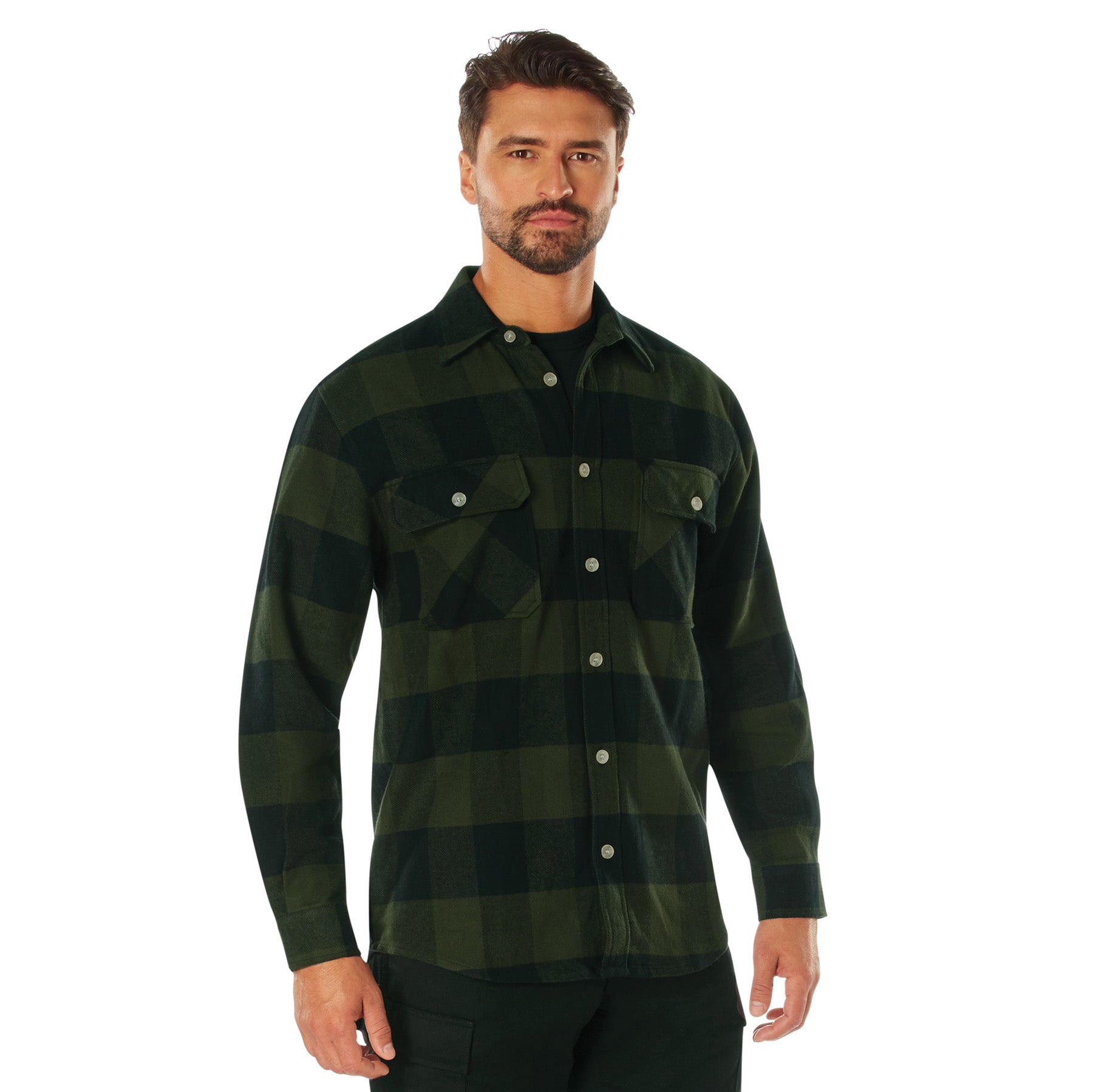 Rothco Extra Heavyweight Buffalo Plaid Flannel Shirt | Tac Essentials