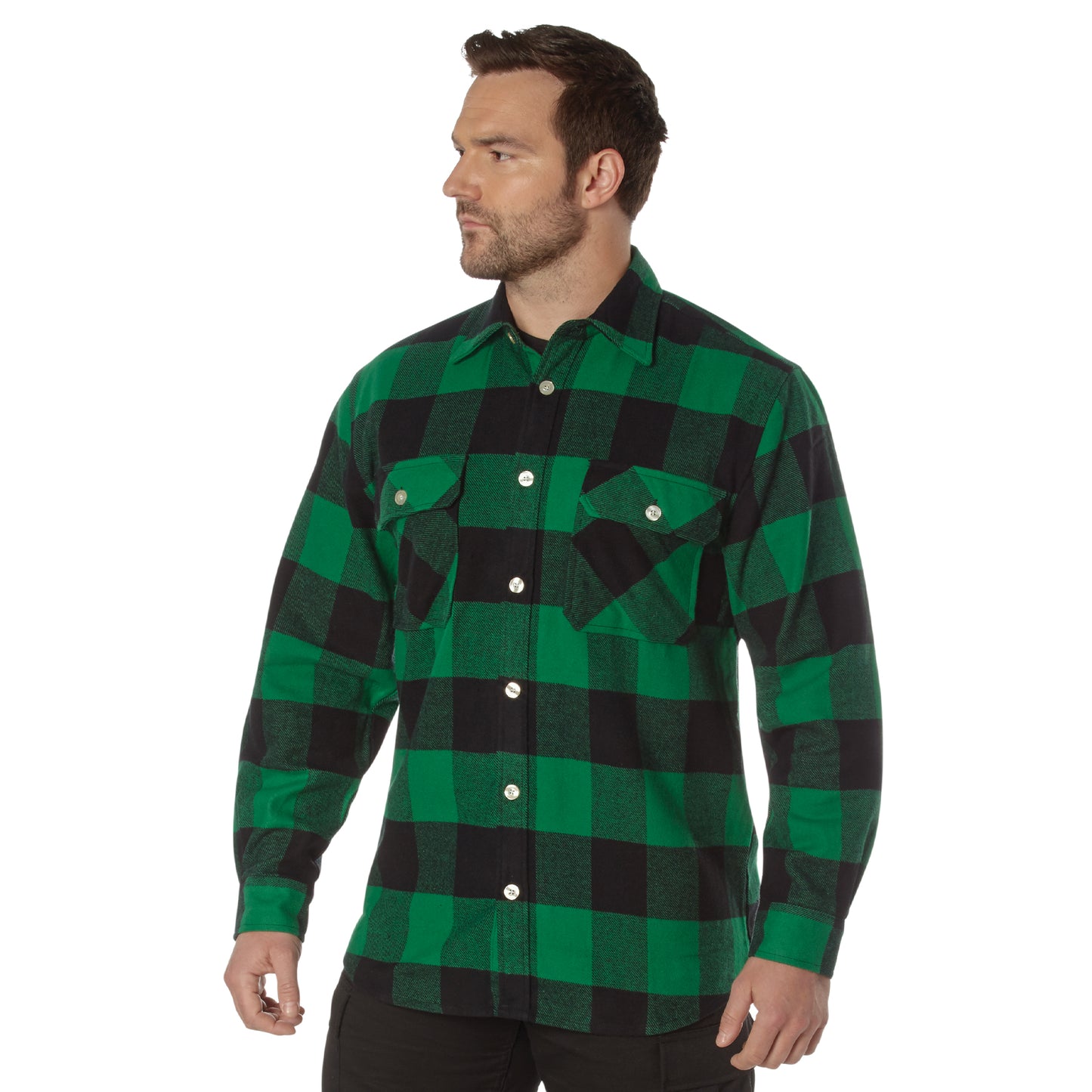 Rothco Extra Heavyweight Buffalo Plaid Flannel Shirt | Tac Essentials