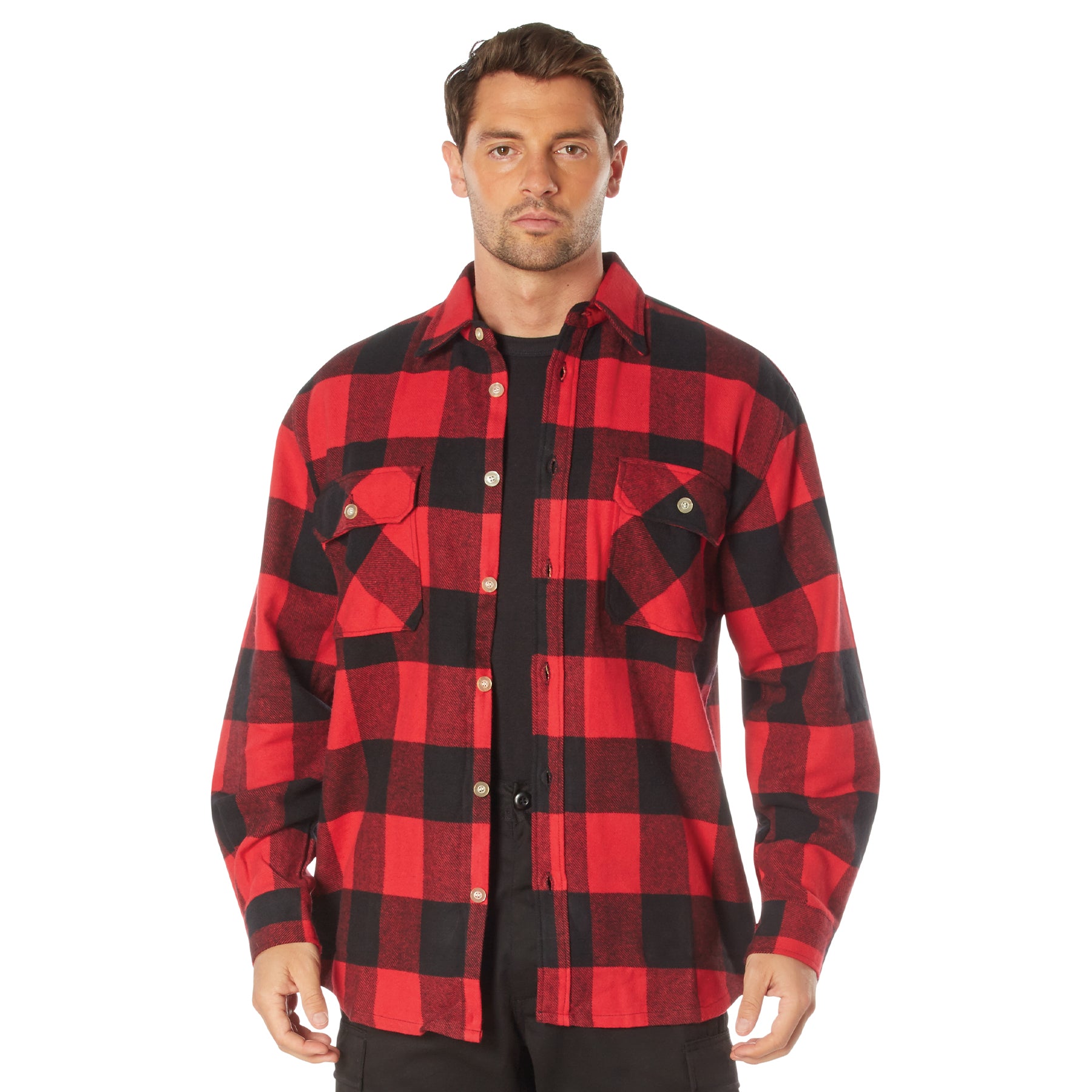 Rothco Extra Heavyweight Buffalo Plaid Flannel Shirt | Tac Essentials