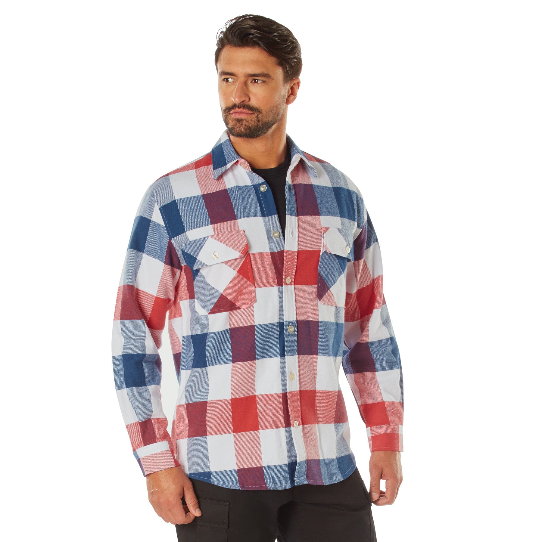 Rothco Extra Heavyweight Buffalo Plaid Flannel Shirt | Tac Essentials