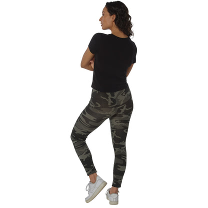 Rothco Womens Workout Performance Camo Leggings With Pockets | Tac Essentials