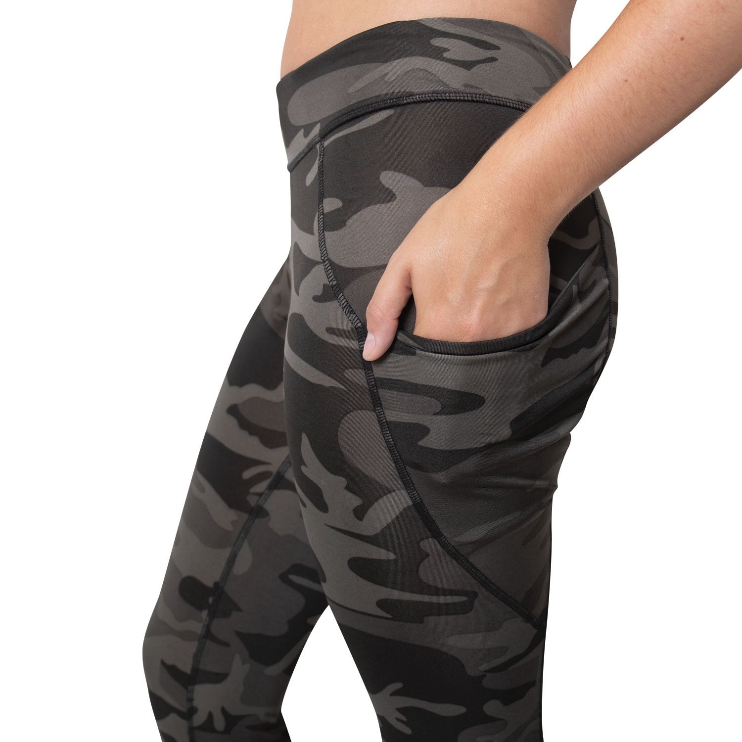 Rothco Womens Workout Performance Camo Leggings With Pockets | Tac Essentials