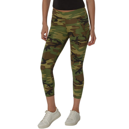 Rothco Womens Workout Performance Camo Leggings With Pockets | Tac Essentials