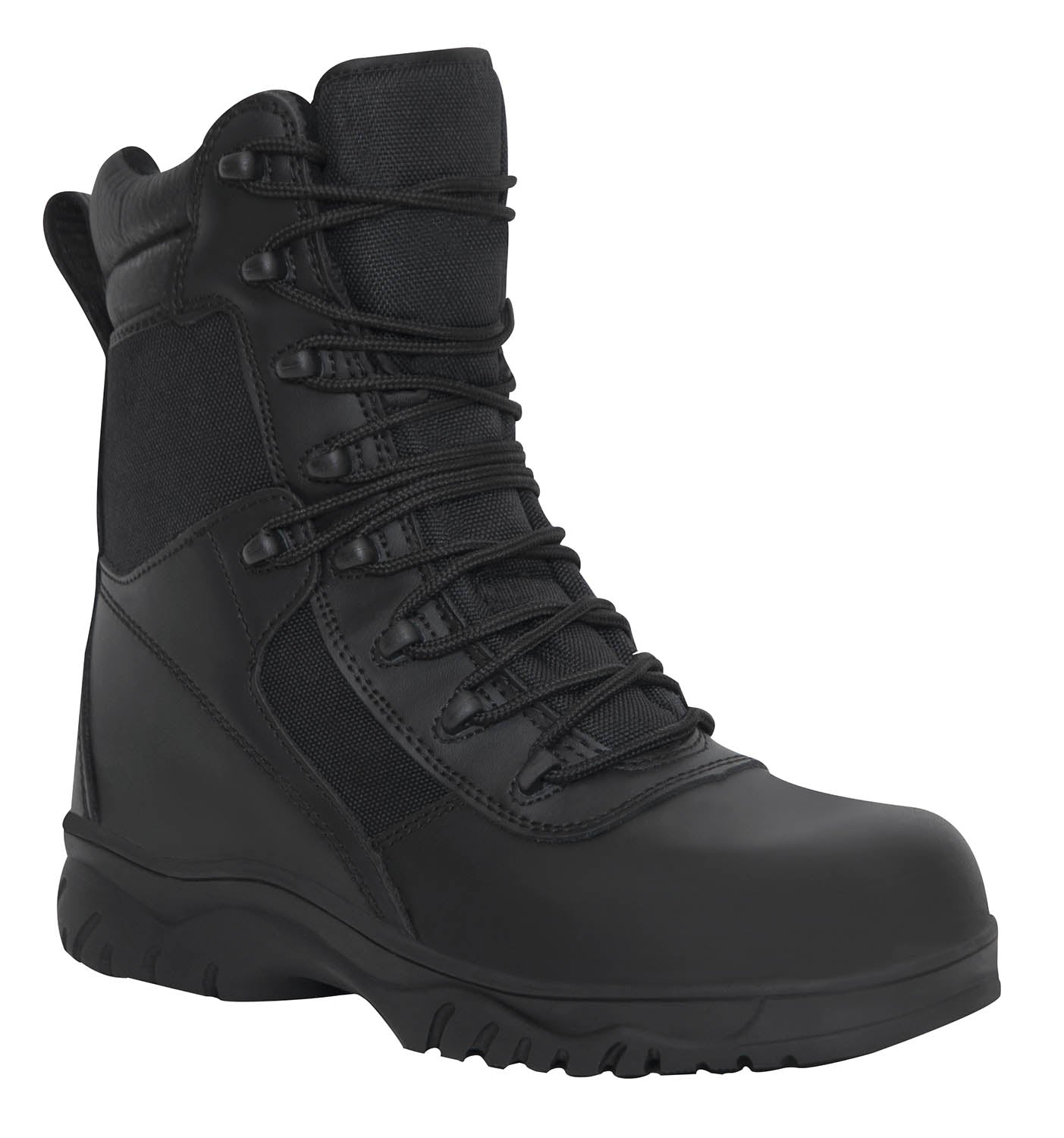 Rothco Forced Entry Tactical Boot With Side Zipper & Composite Toe   8 Inch