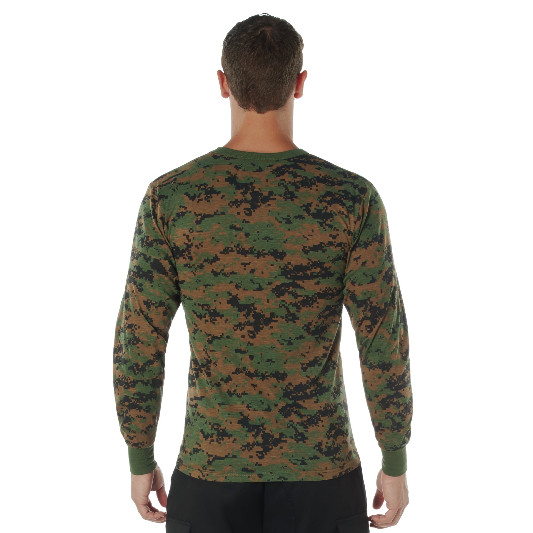 Rothco Long Sleeve Digital Camo T-Shirt | Camouflage T-Shirt