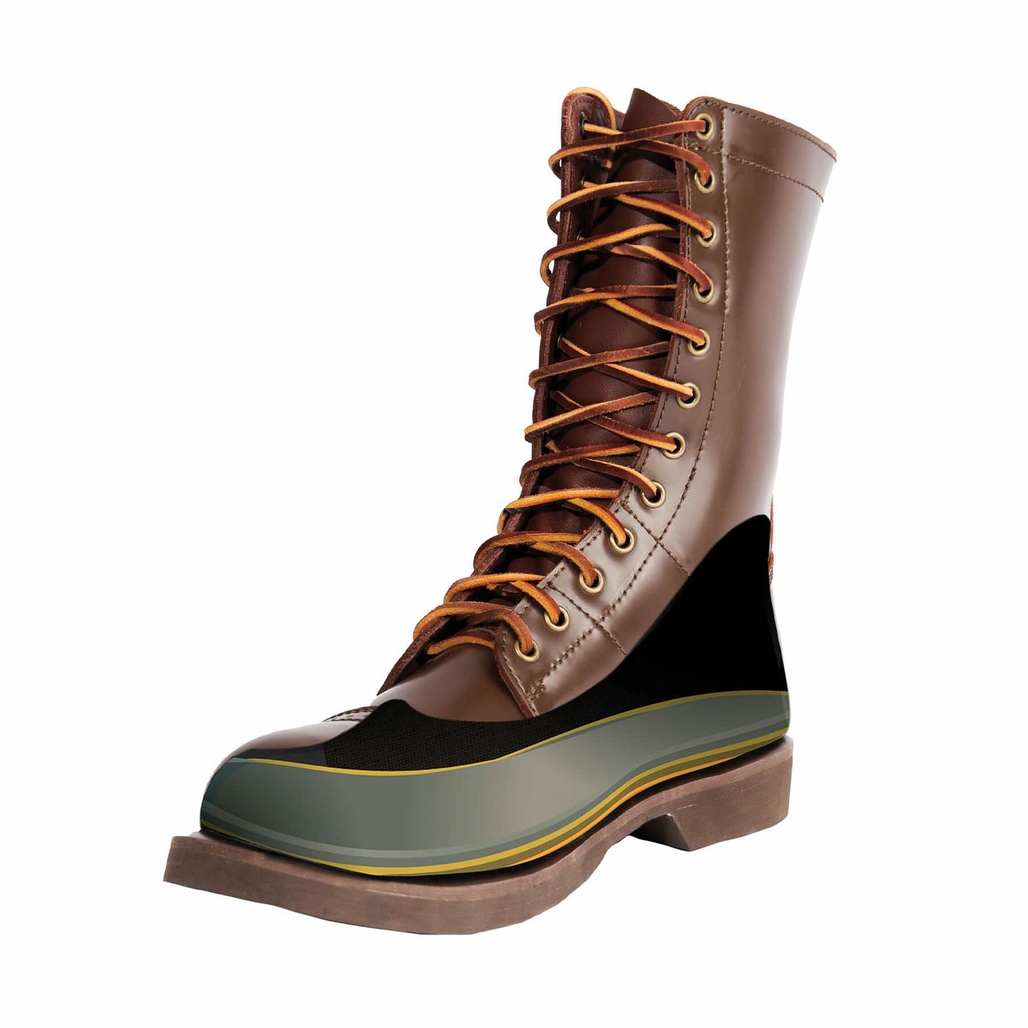 Rothco Brown Leather Jump Boot