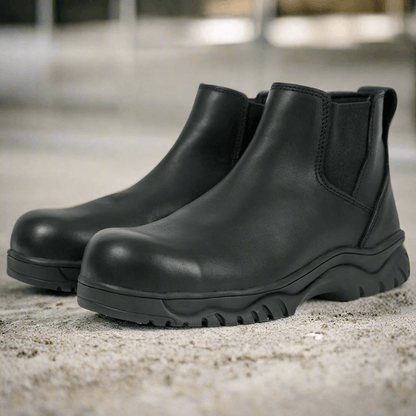 Rothco Black Chelsea Work Boots | Durable Waterproof Slip-On Boots