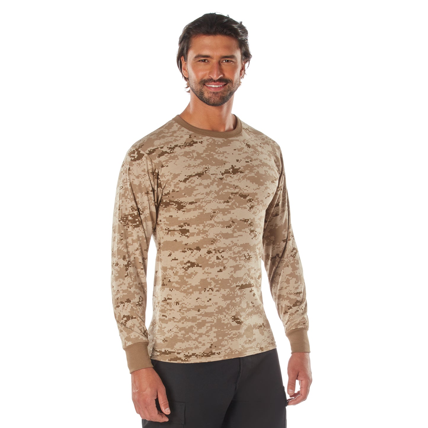 Rothco Long Sleeve Digital Camo T-Shirt | Camouflage T-Shirt