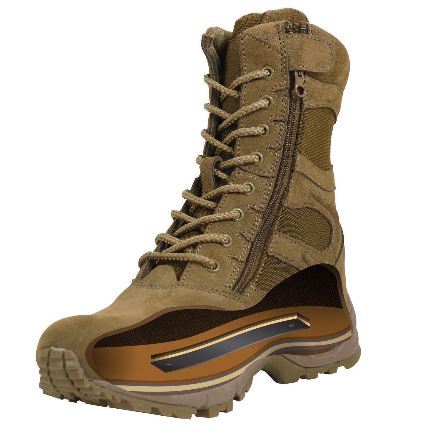 Rothco Forced Entry Deployment Boots With Side Zipper | Tac Essentials