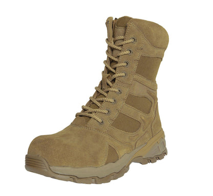 Rothco Forced Entry Composite Toe Side Zip Tactical Boots | Tac Essentials