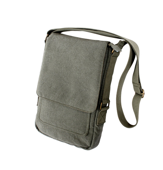 Rothco Vintage Canvas Tech Bag | Padded Tablet & Electronics Carrier