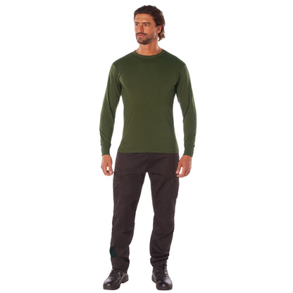 Rothco Long Sleeve Solid T-Shirt | Comfortable, Durable & Customizable