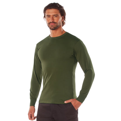 Rothco Long Sleeve Solid T-Shirt | Comfortable, Durable & Customizable