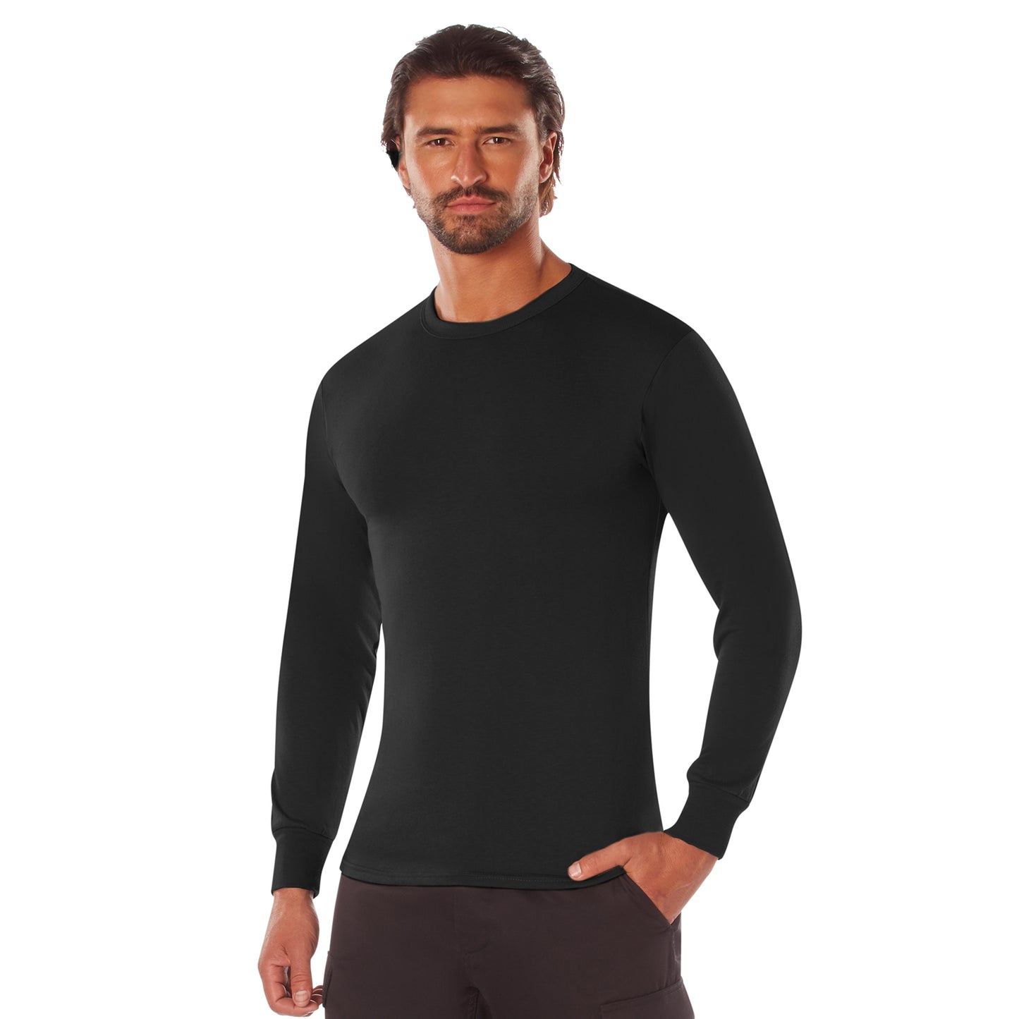 Rothco Long Sleeve Solid T-Shirt | Comfortable, Durable & Customizable