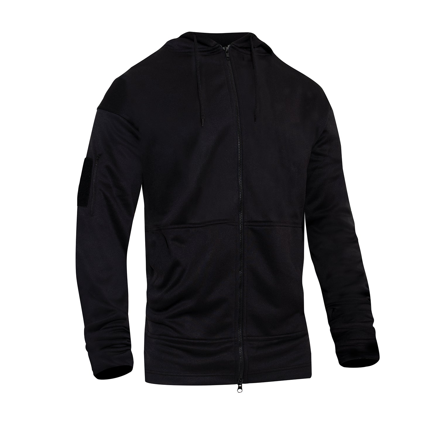 Rothco Concealed Carry Zippered Hoodie   Black