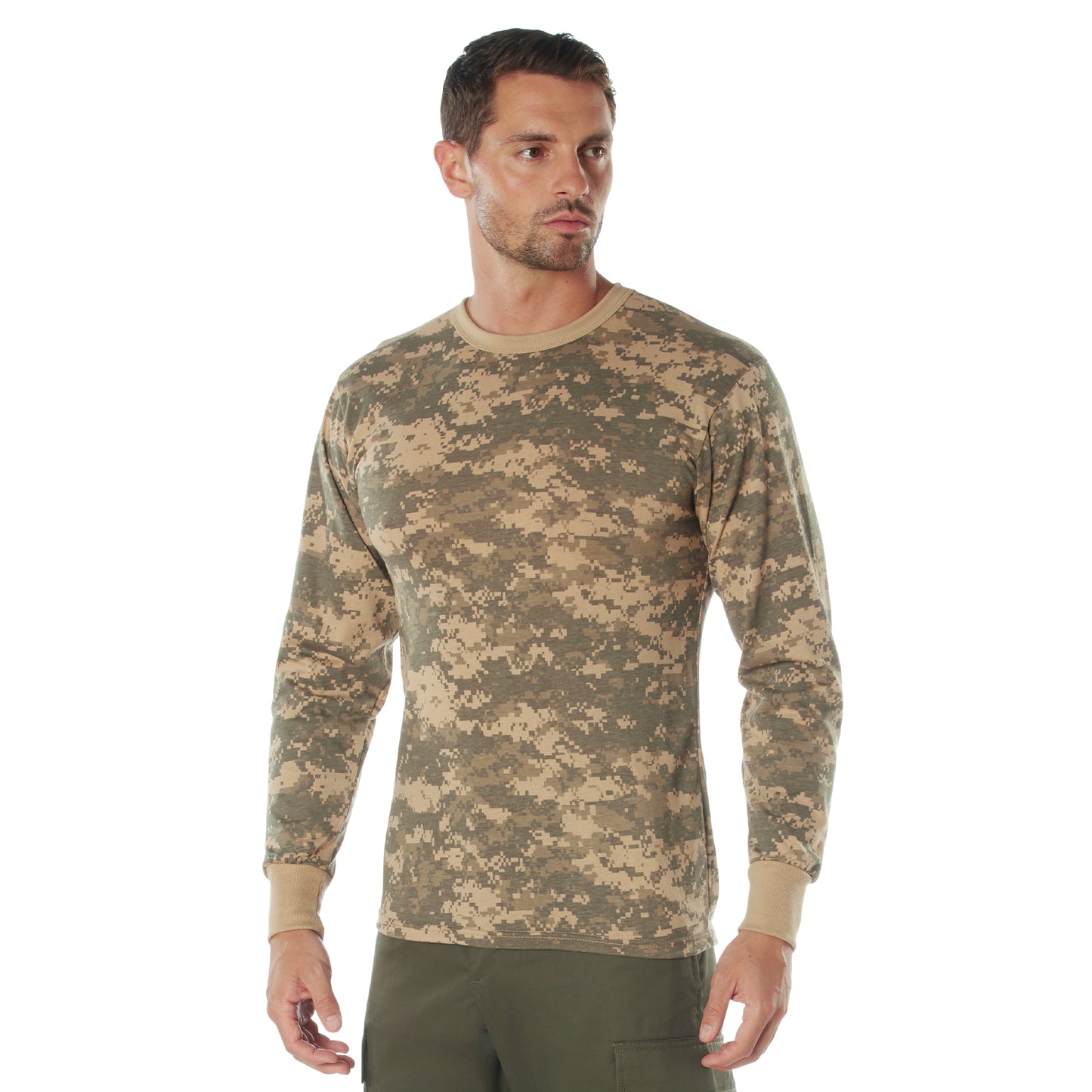 Rothco Long Sleeve Digital Camo T-Shirt | Camouflage T-Shirt