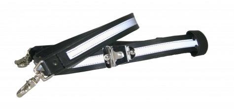 Boston Leather Firefighter's Strap w/ Motorola Clip