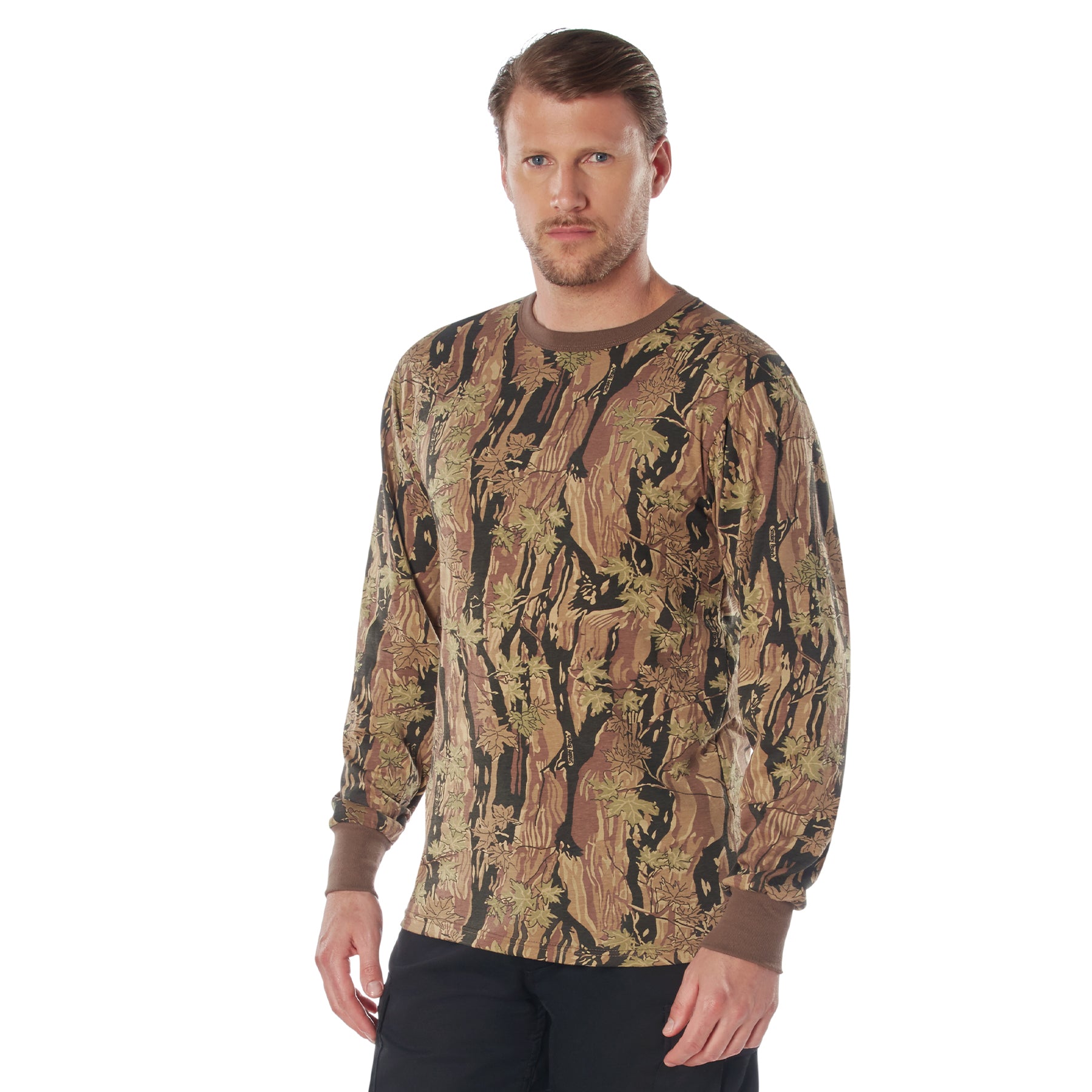 Rothco Long Sleeve Color Camo T-Shirt | Outdoor and Tactical Use