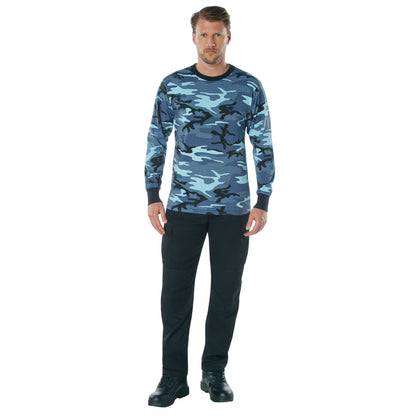 Rothco Long Sleeve Color Camo T-Shirt | Outdoor and Tactical Use