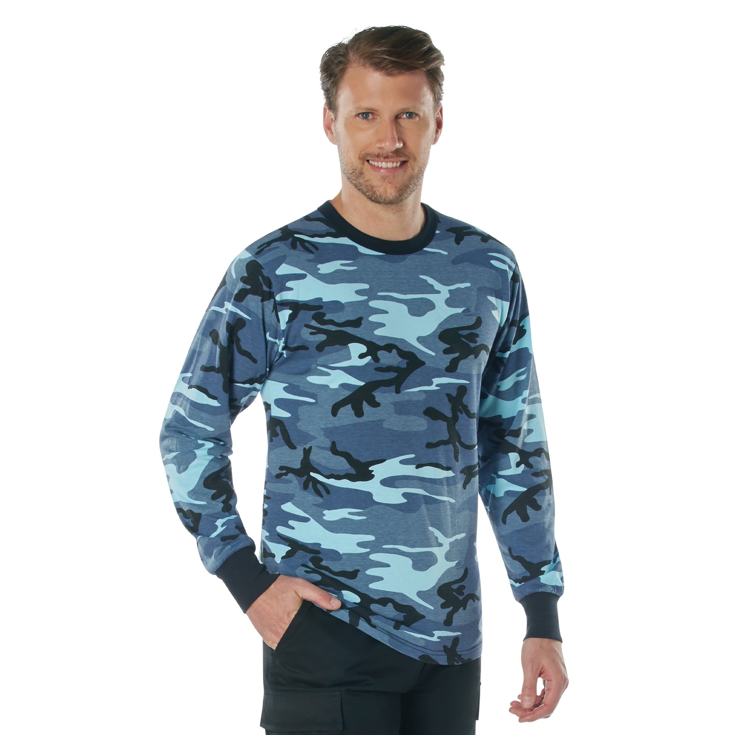 Rothco Long Sleeve Color Camo T-Shirt | Outdoor and Tactical Use