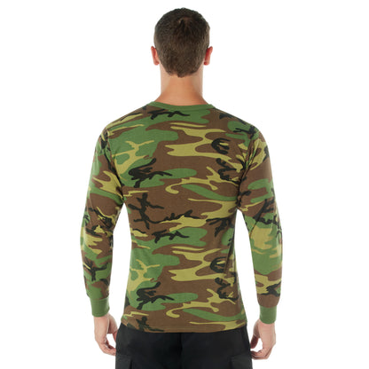 Rothco Long Sleeve Color Camo T-Shirt | Outdoor and Tactical Use