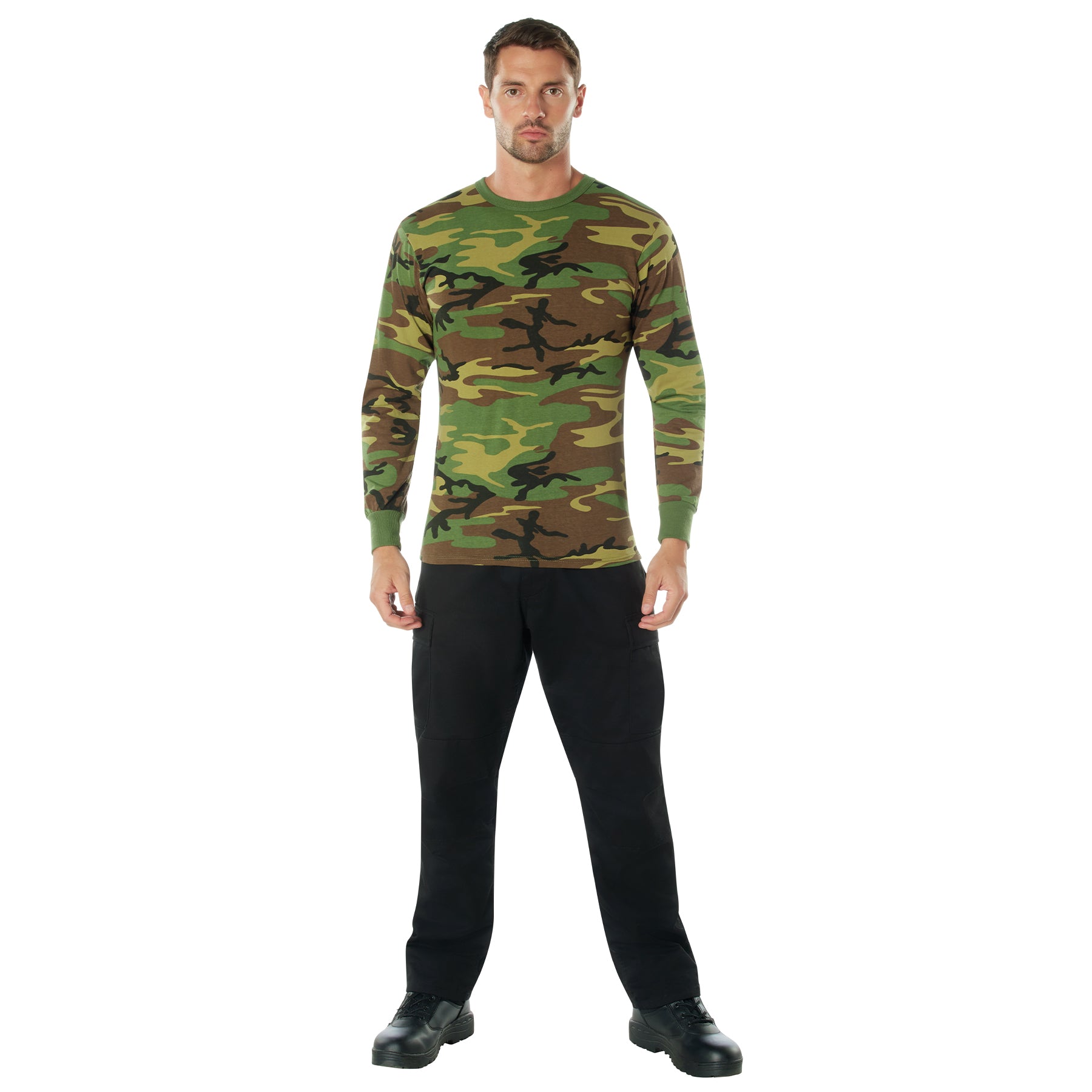 Rothco Long Sleeve Color Camo T-Shirt | Outdoor and Tactical Use