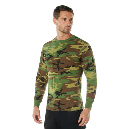 Rothco Long Sleeve Color Camo T-Shirt | Outdoor and Tactical Use