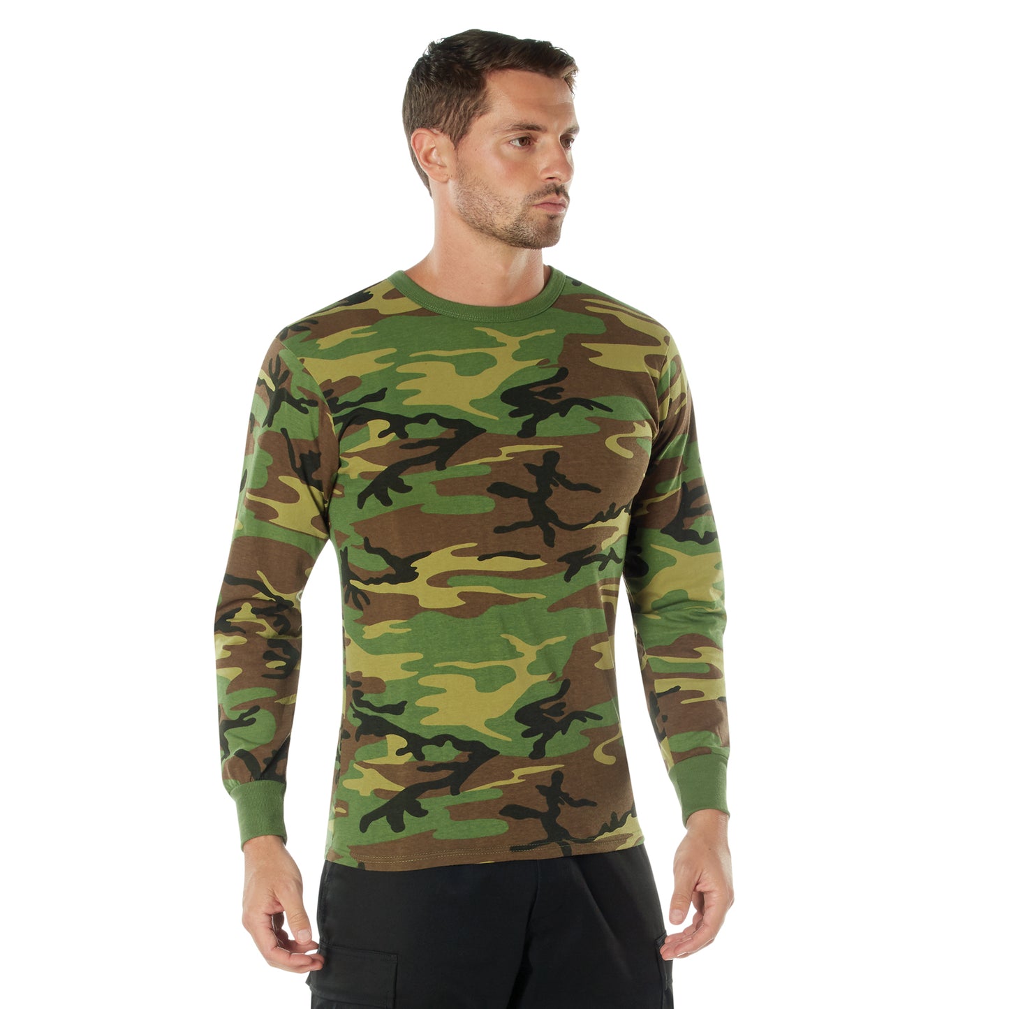 Rothco Long Sleeve Color Camo T-Shirt | Outdoor and Tactical Use