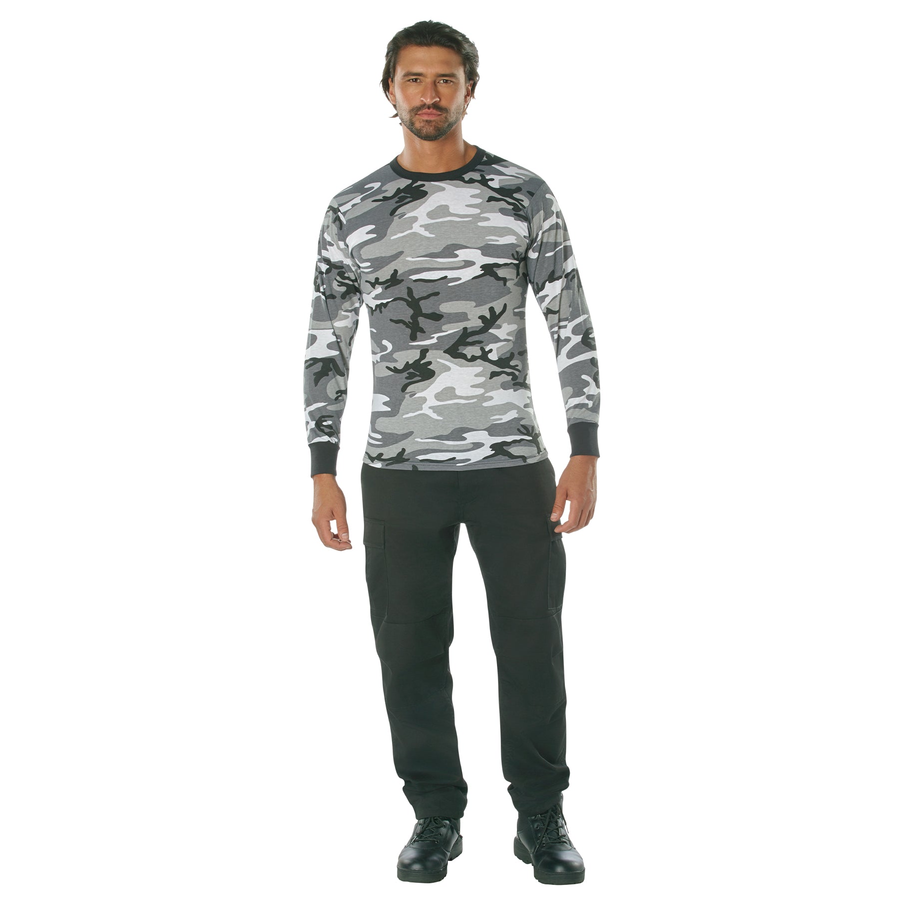 Rothco Long Sleeve Color Camo T-Shirt | Outdoor and Tactical Use