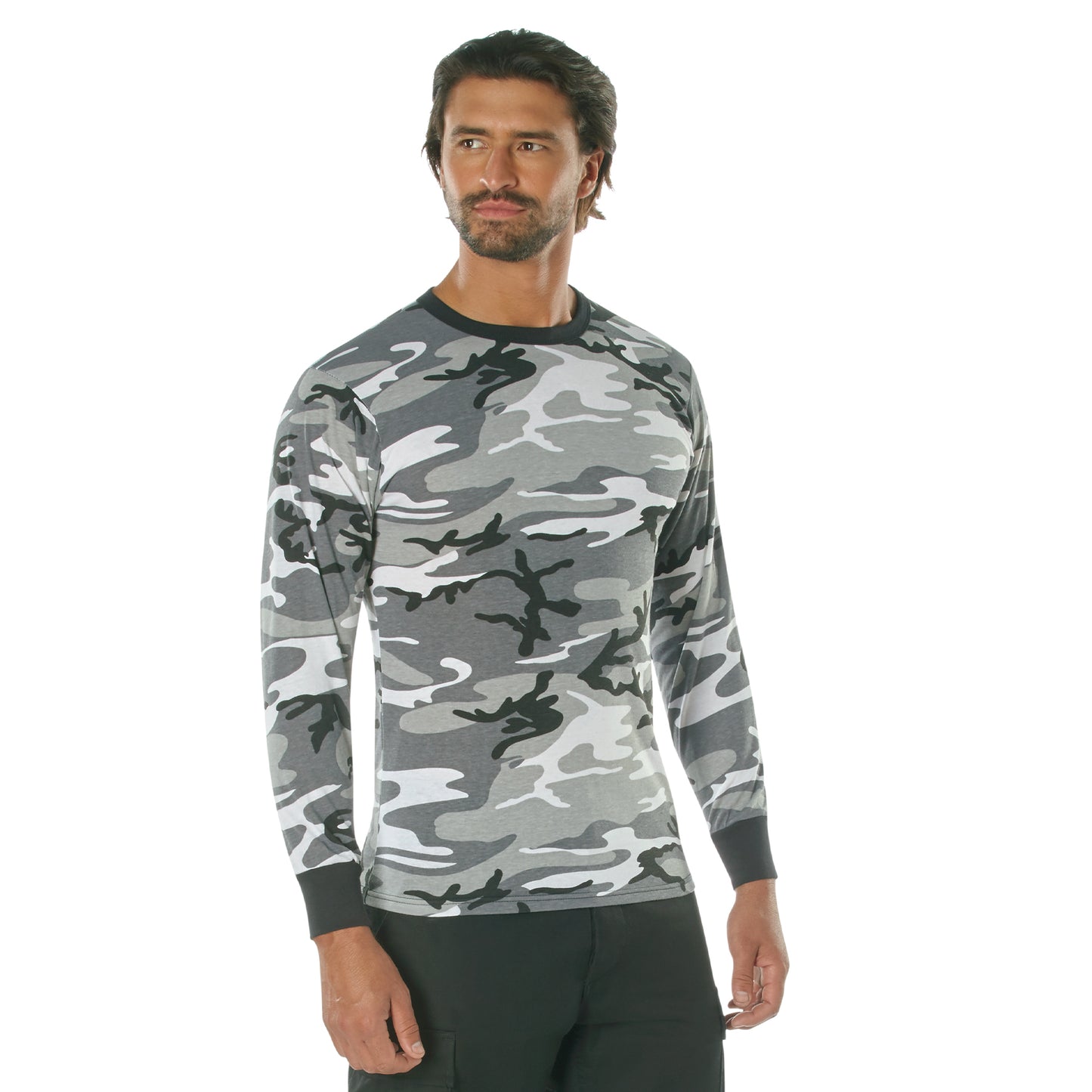 Rothco Long Sleeve Color Camo T-Shirt | Outdoor and Tactical Use