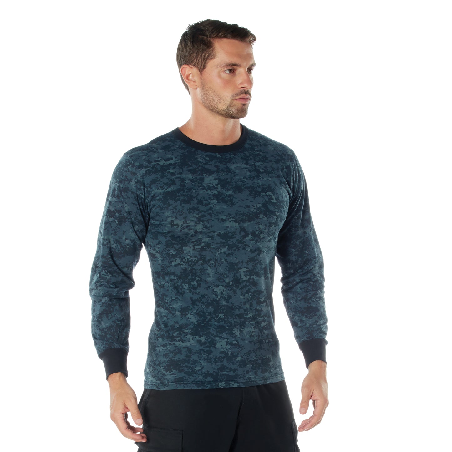 Rothco Long Sleeve Digital Camo T-Shirt | Camouflage T-Shirt