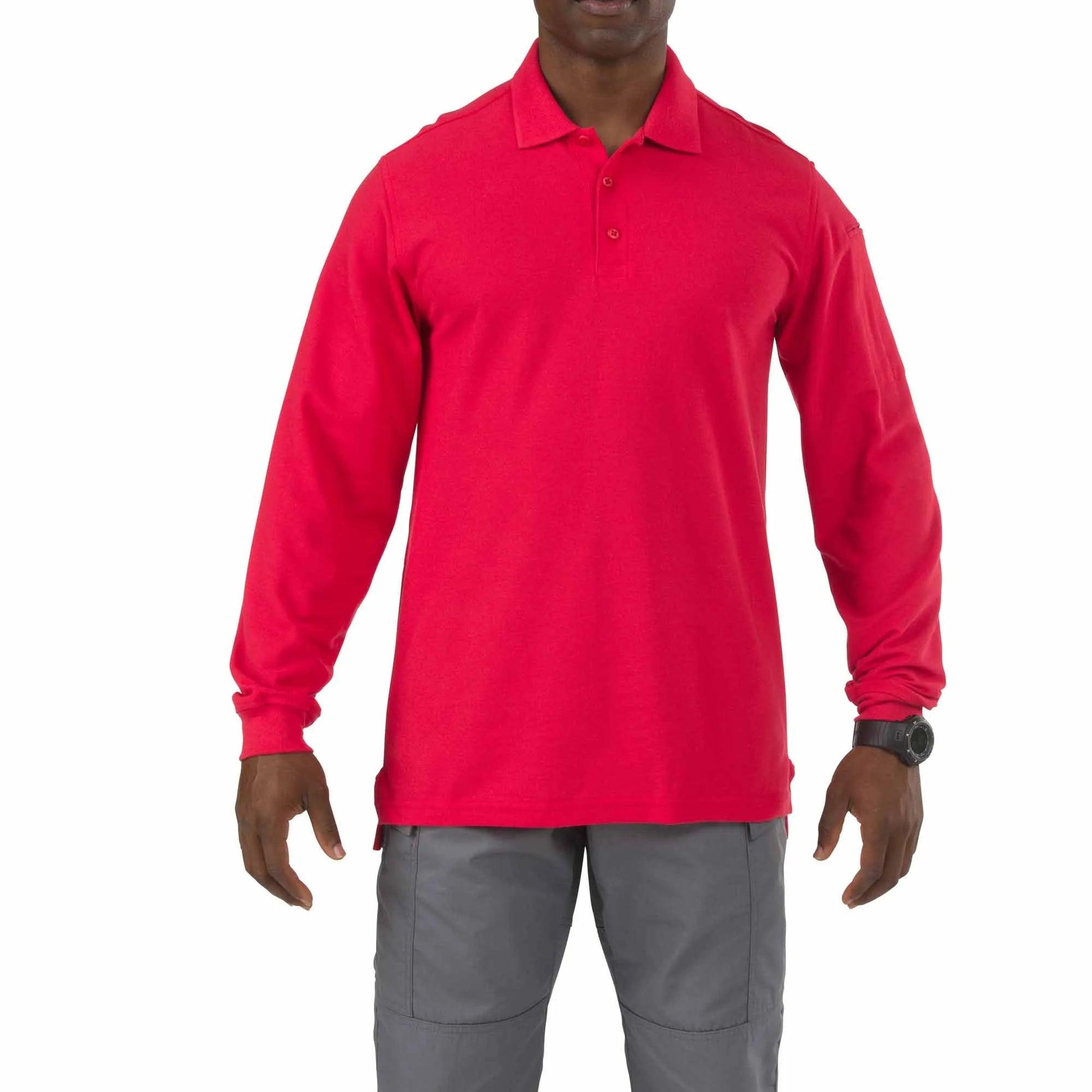 5.11 Tactical Utility Long Sleeve Polo-Tac Essentials