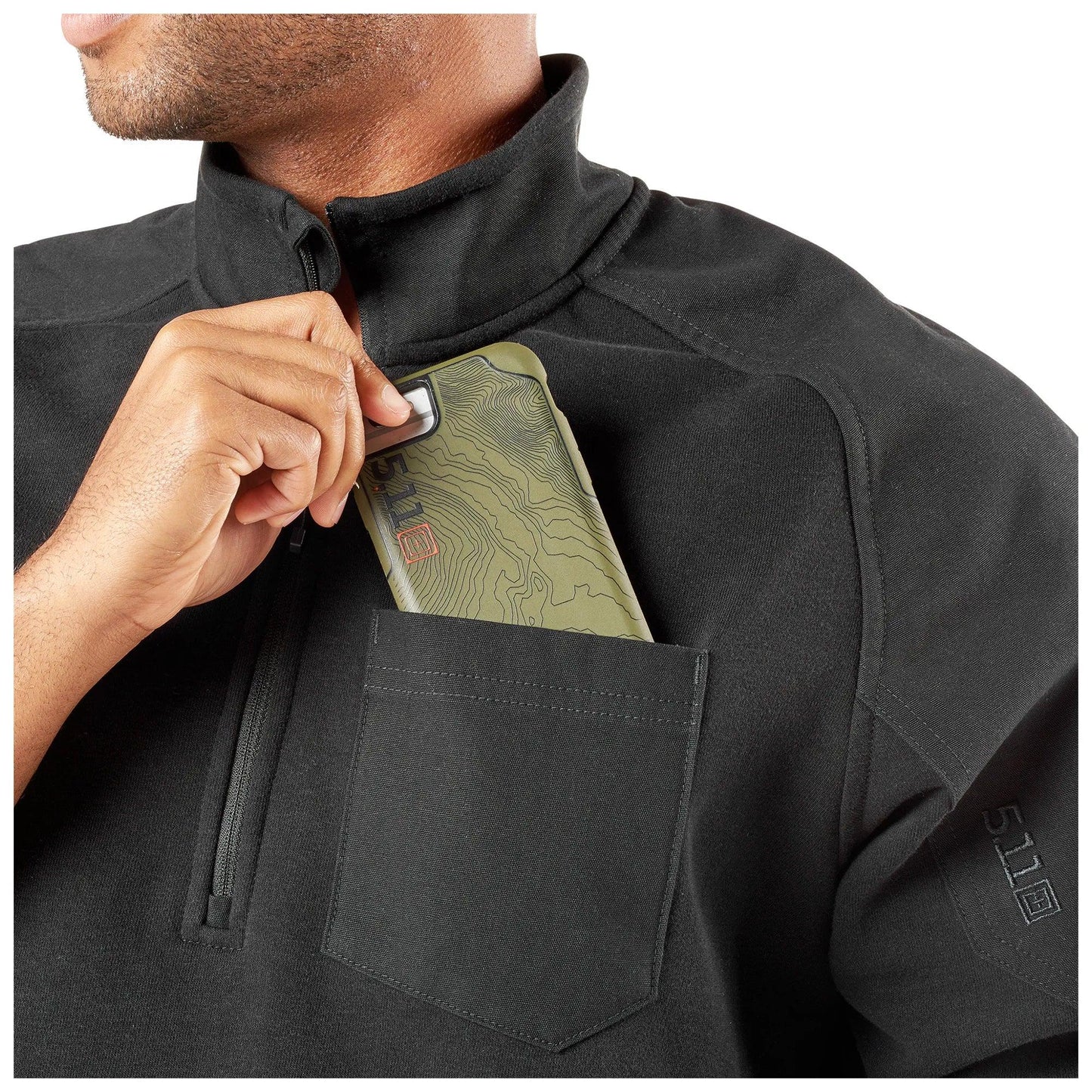 5.11 Tactical Radar Fleece Half-Zip Jacket-Tac Essentials