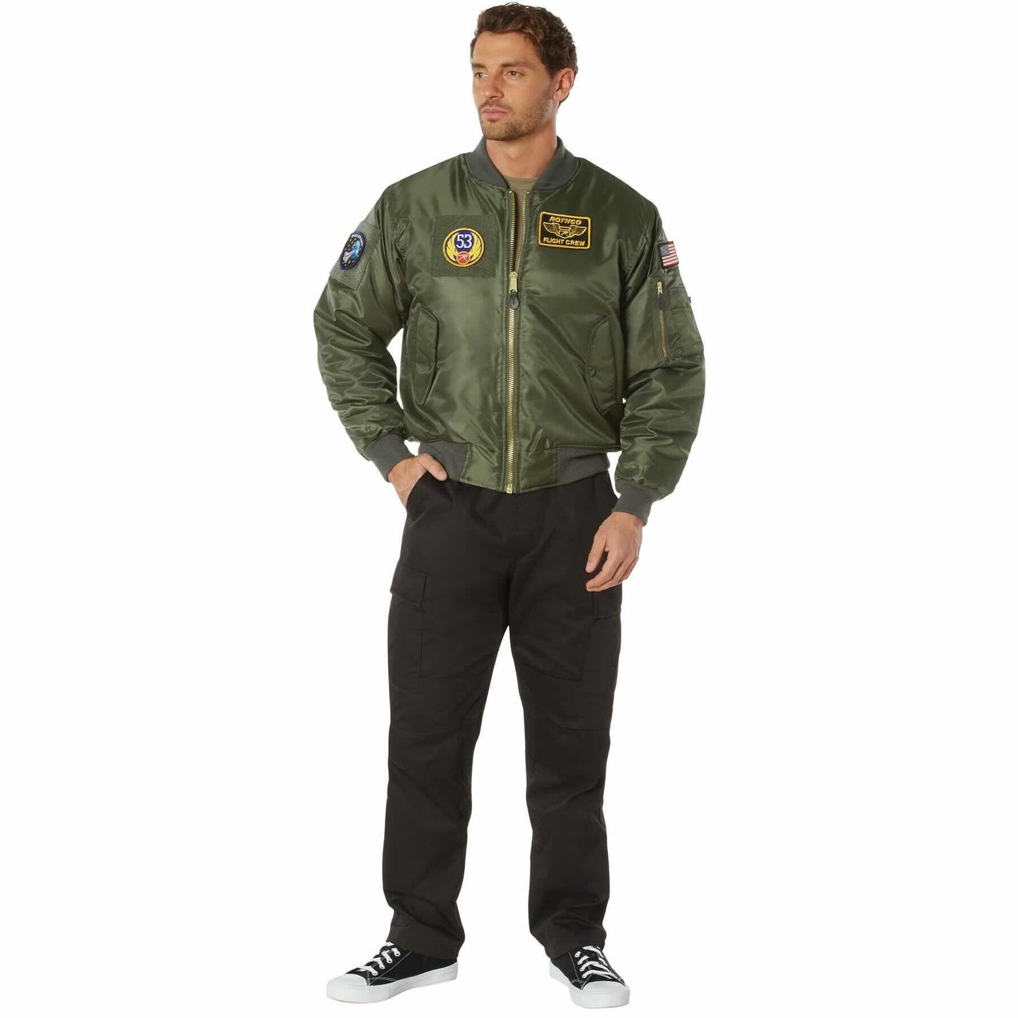 Rothco MA-1 Flight Jacket with Patches