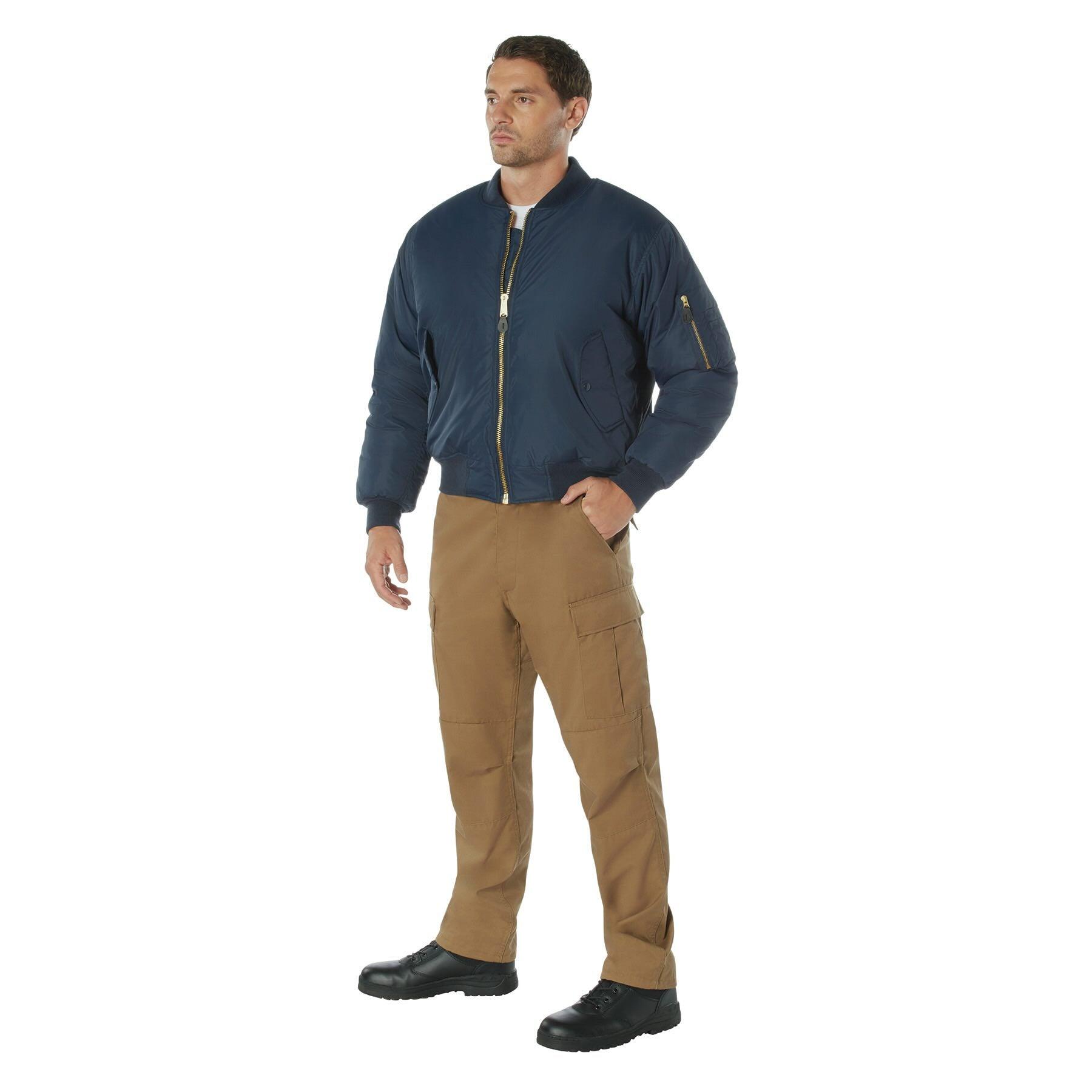 Rothco Enhanced Nylon MA-1 Flight Jacket | Tac Essentials