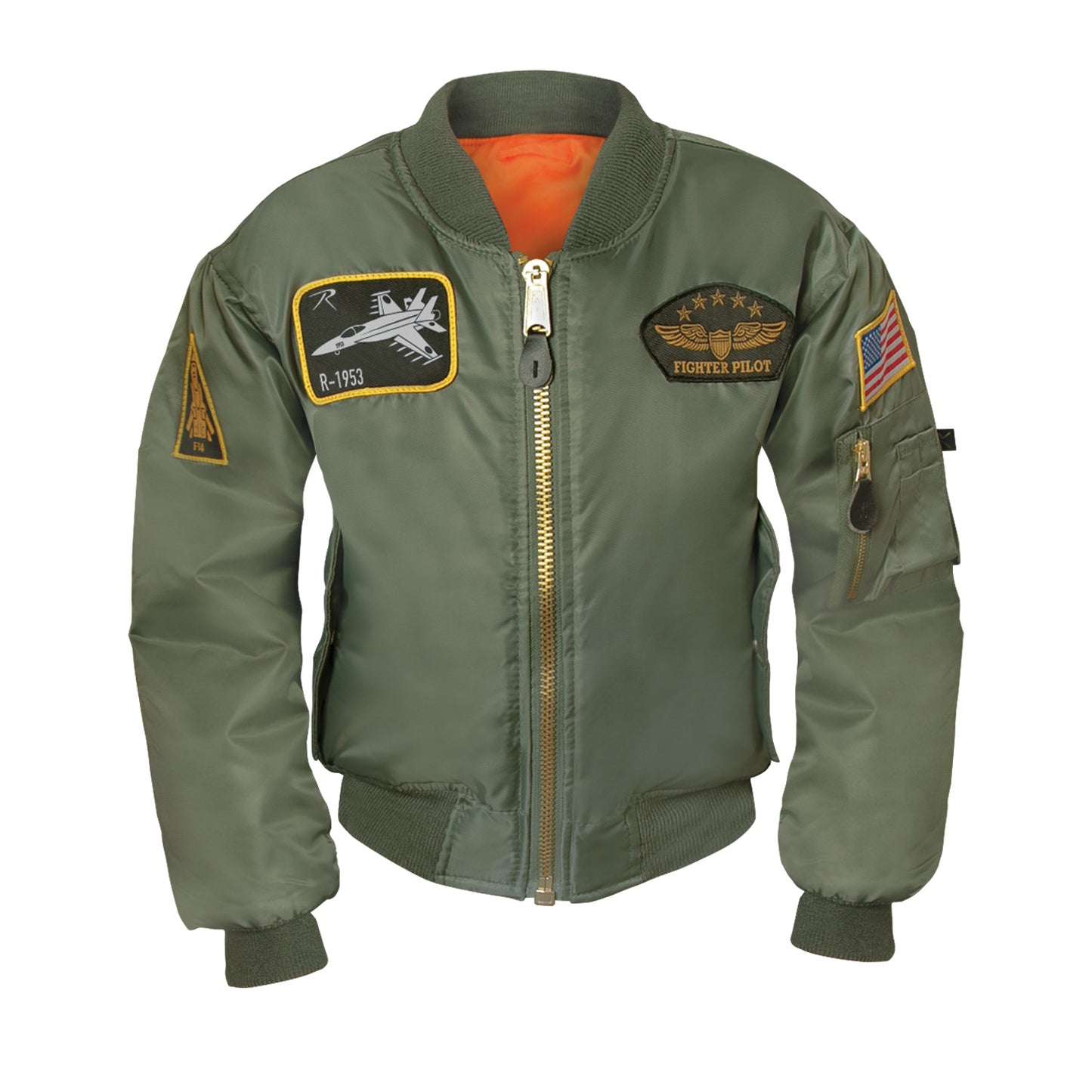 Rothco Kids Flight Jacket With Patches | Tac Essentials