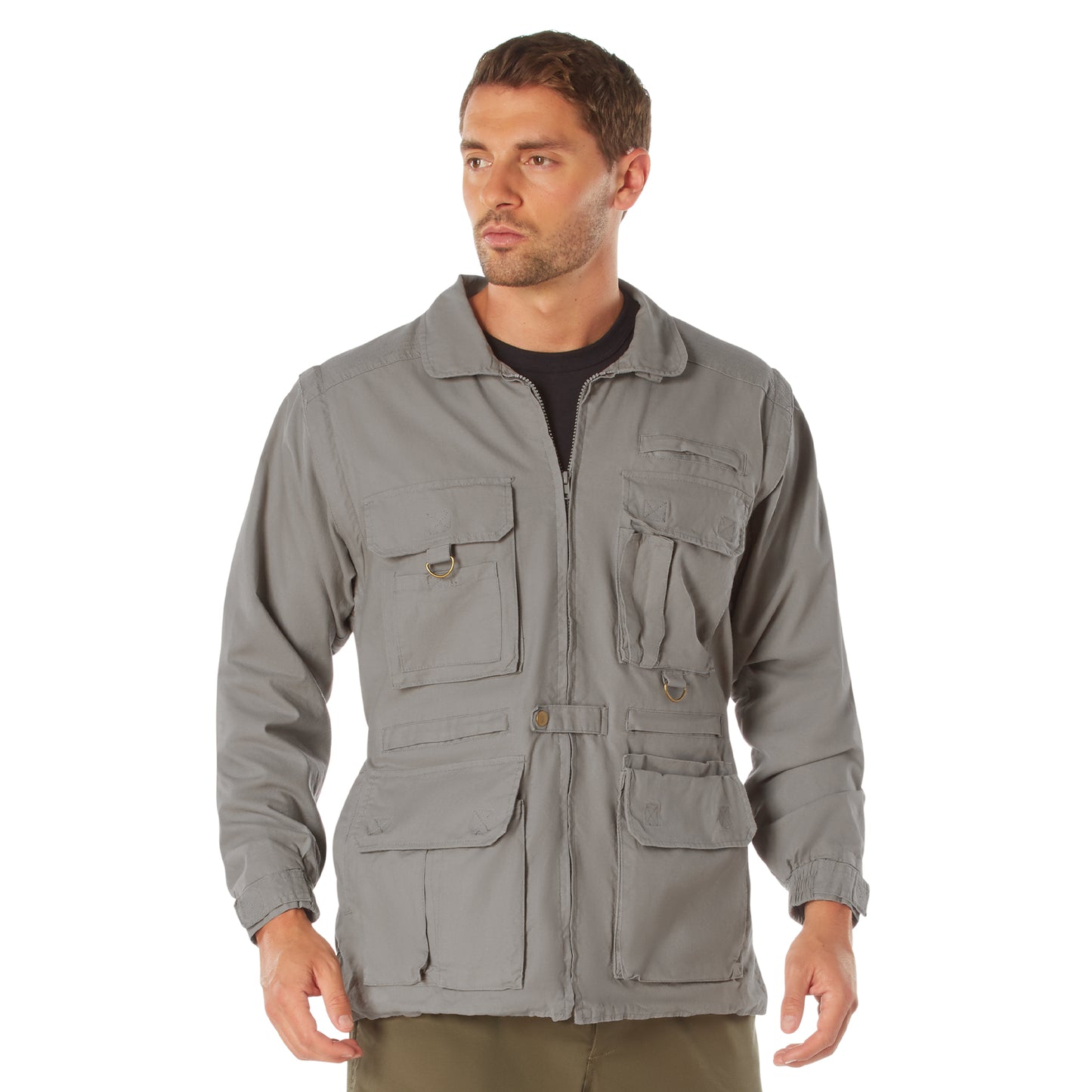 Rothco Convertible Safari Jacket | 19 Pockets & Zip-Off Sleeves