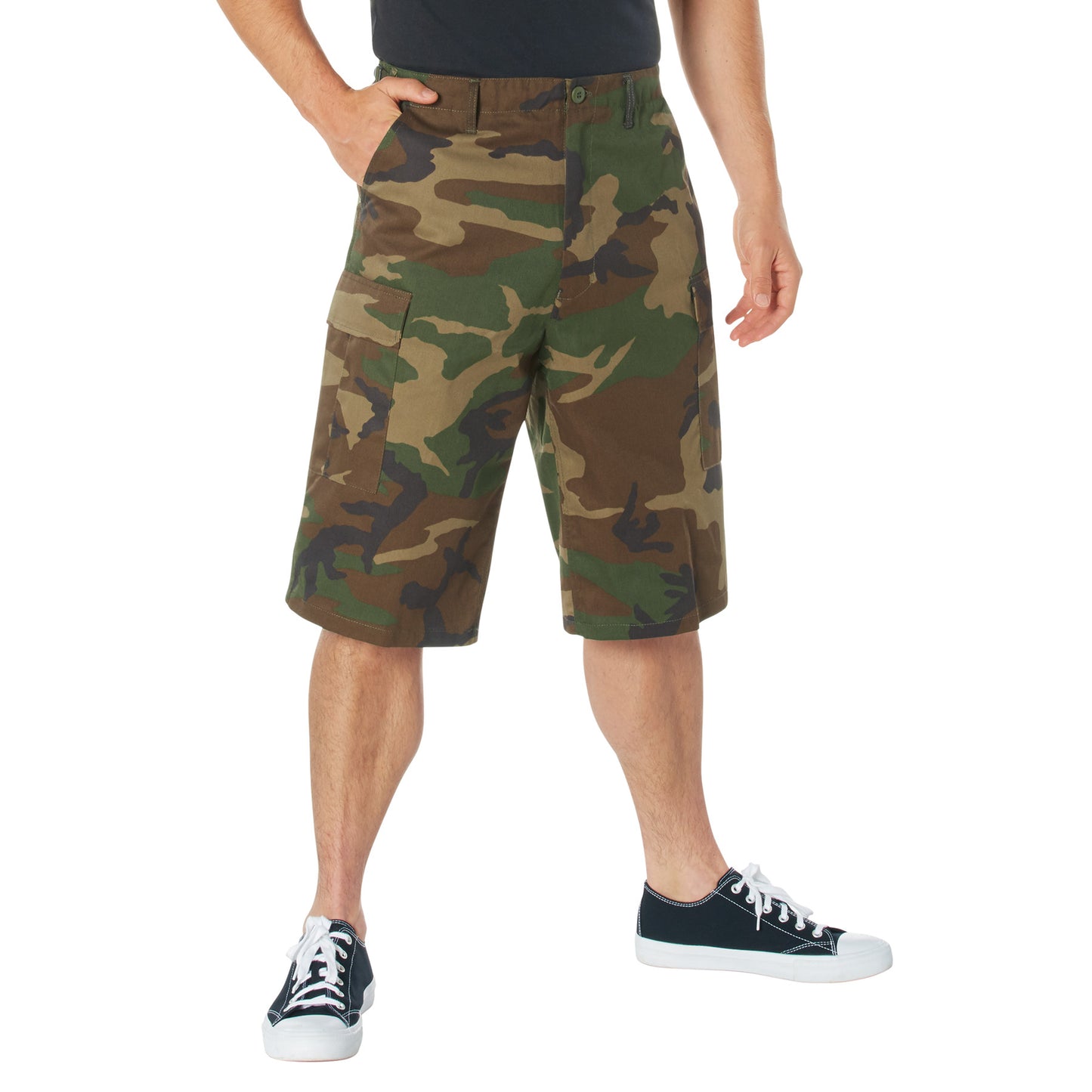 Rothco Long Length Camo BDU Shorts | Tac Essentials