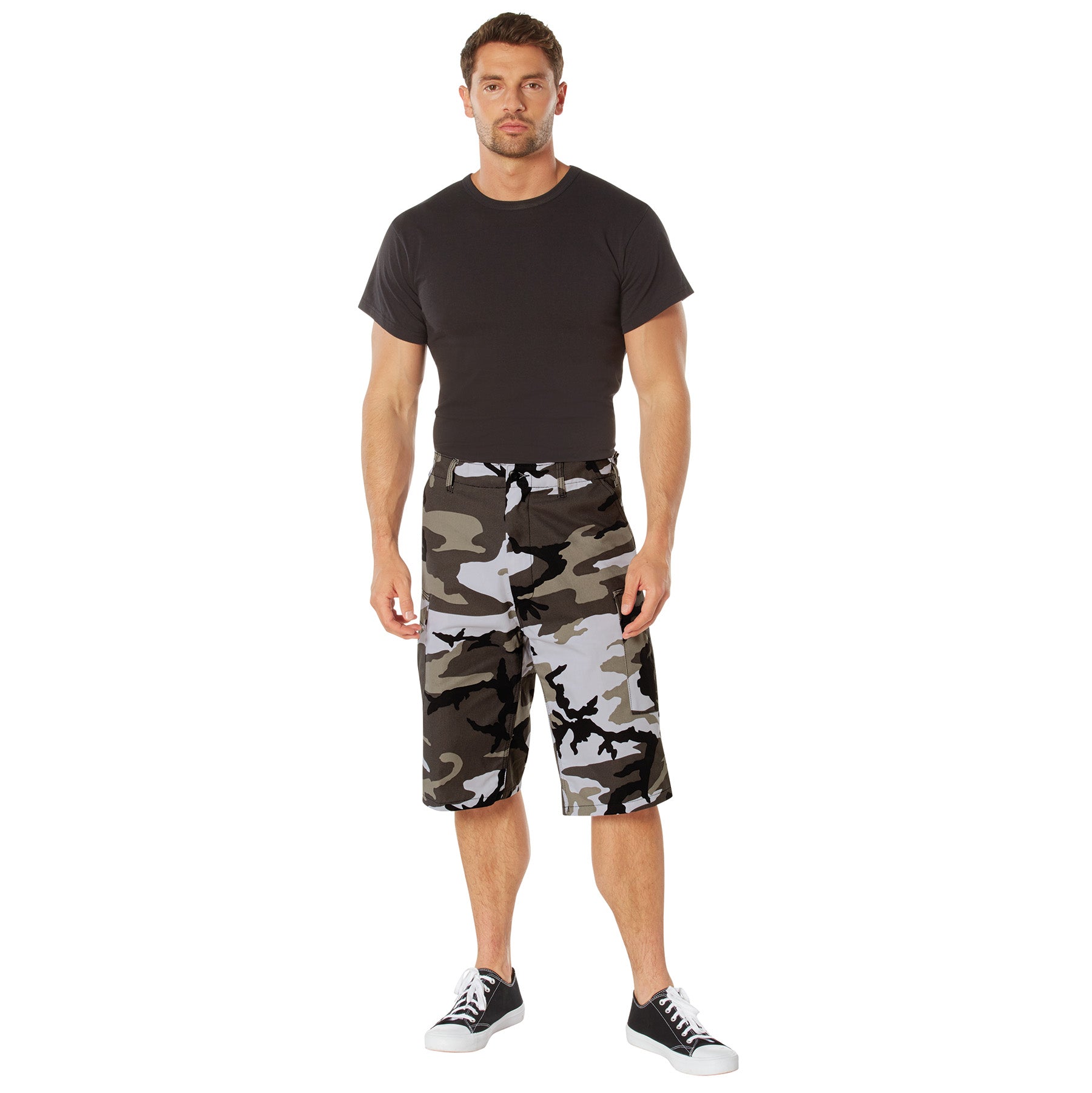 Rothco Long Length Camo BDU Shorts | Tac Essentials