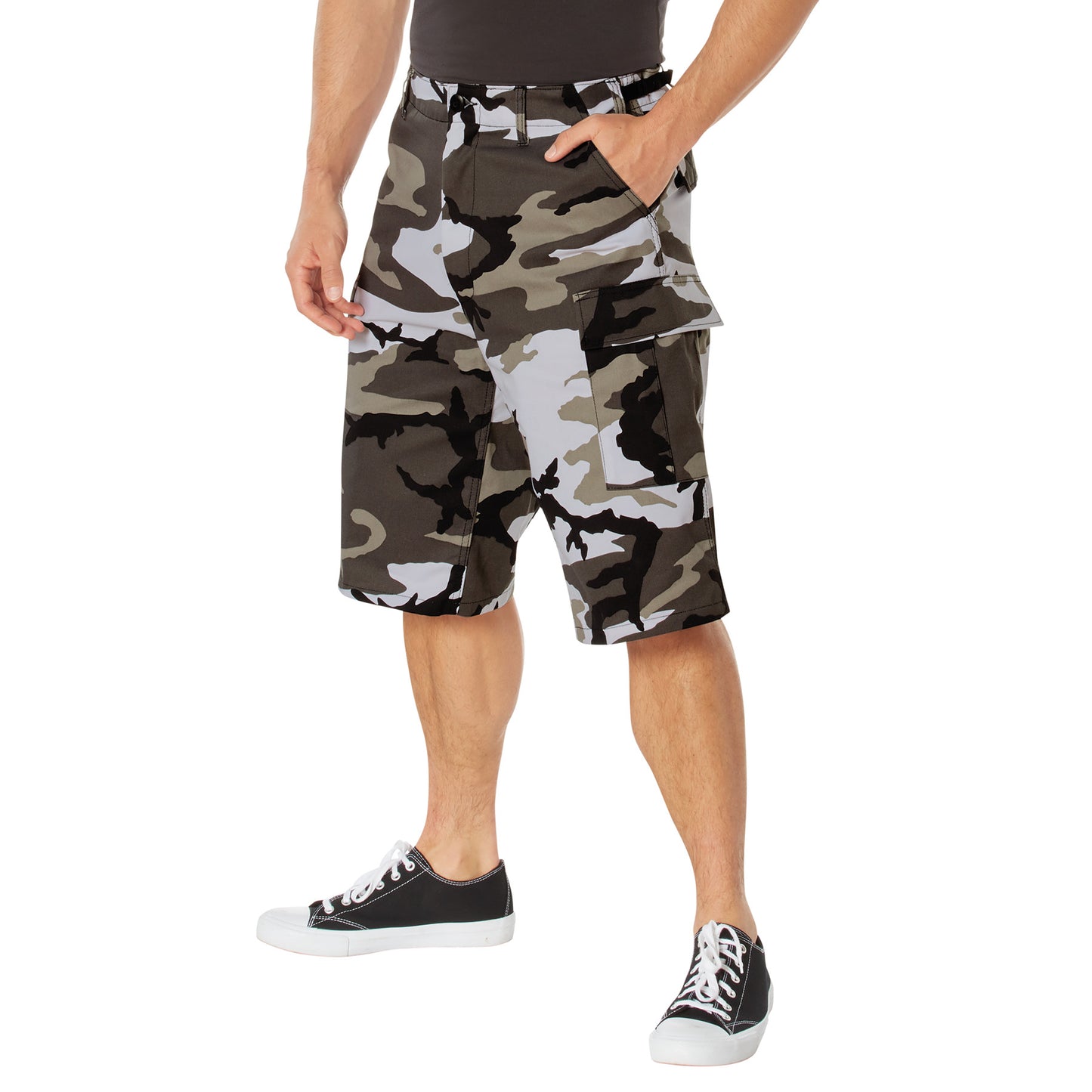 Rothco Long Length Camo BDU Shorts | Tac Essentials