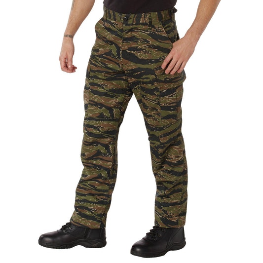 Rothco Camo Tactical BDU Pants | Durable, Reinforced, 6 Pockets