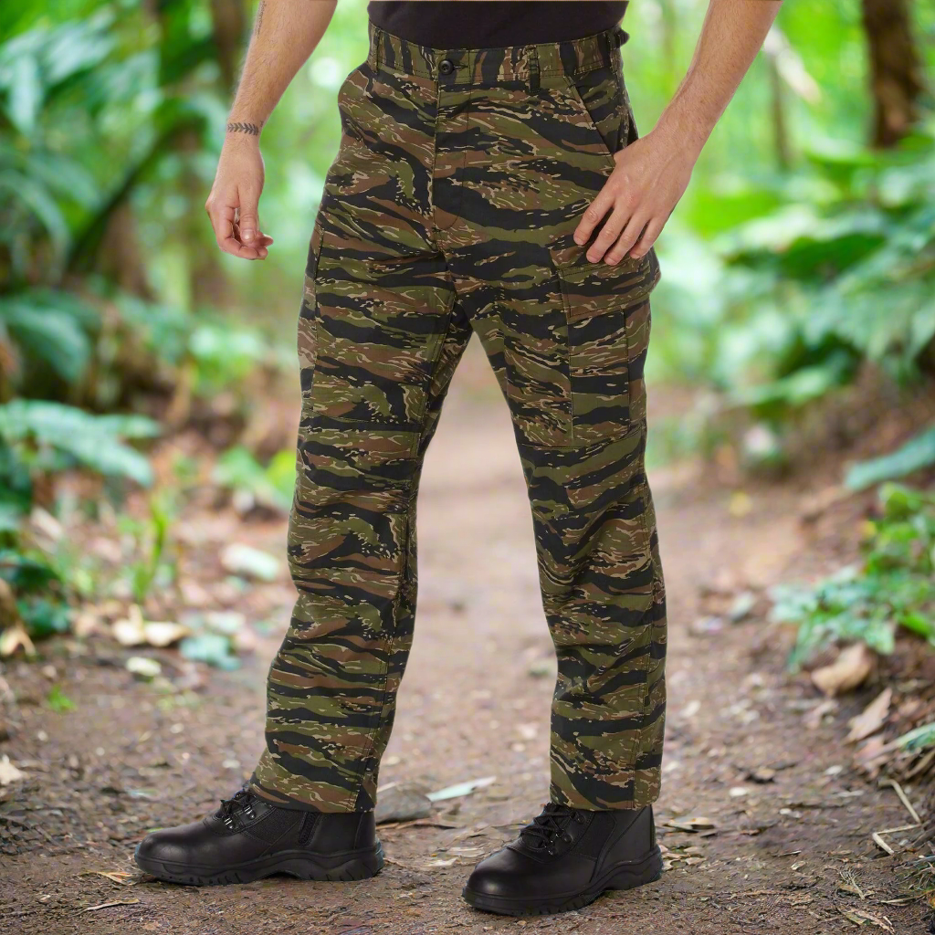 Rothco Camo Tactical BDU Pants | Durable, Reinforced, 6 Pockets