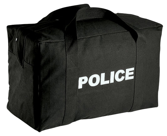 Rothco Large Canvas Police Gear Bag   Black