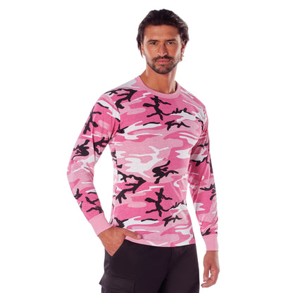 Rothco Long Sleeve Color Camo T-Shirt | Outdoor and Tactical Use